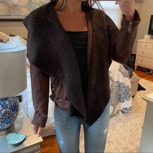 Lush Faux Suede Jacket